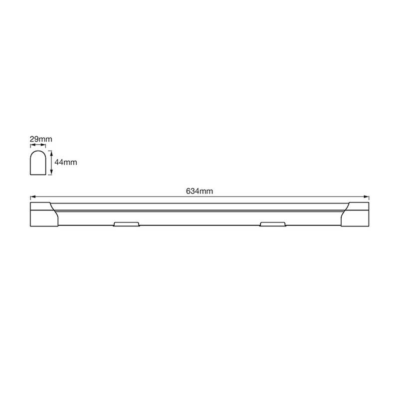 Image of Ledvance Value 10W LED Slim Batten - 2ft Single
