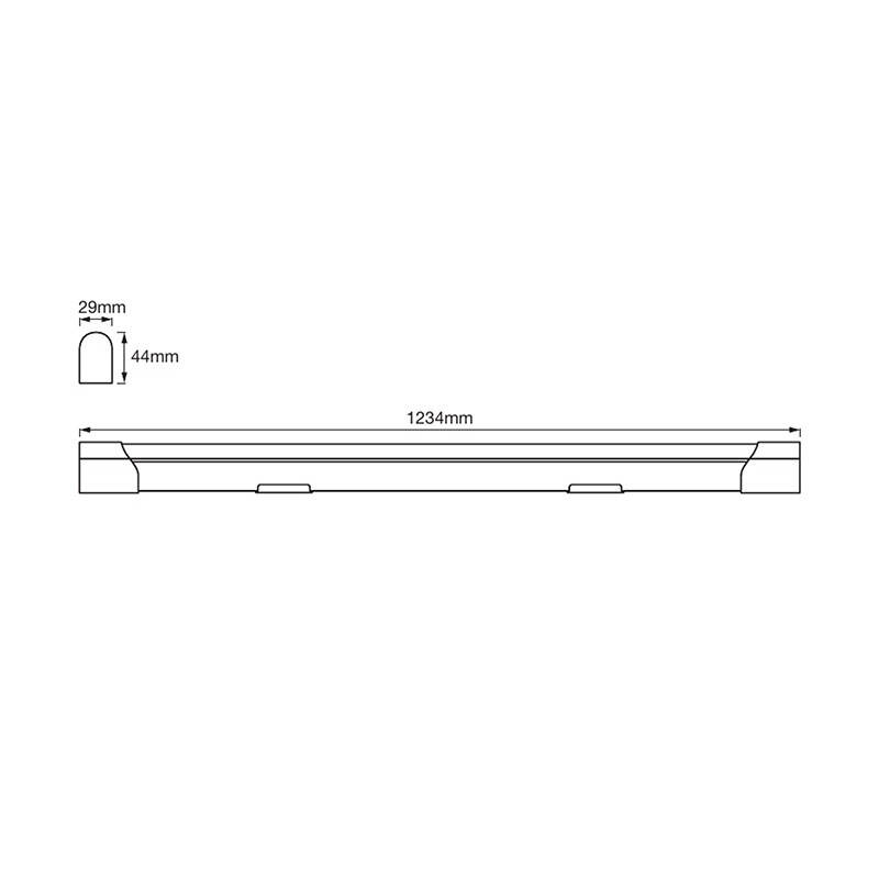 Image of Ledvance Value 10W LED Slim Batten - 2ft Single