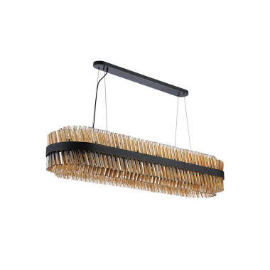 Image of Detroit Glass Bar Ceiling Pendant Light