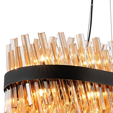 Image of Detroit Glass Bar Ceiling Pendant Light