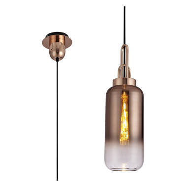 Image of Oregon Glass Ceiling Pendant Light
