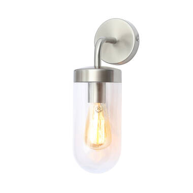 Forum Kew Curved Arm Outdoor Wall Light