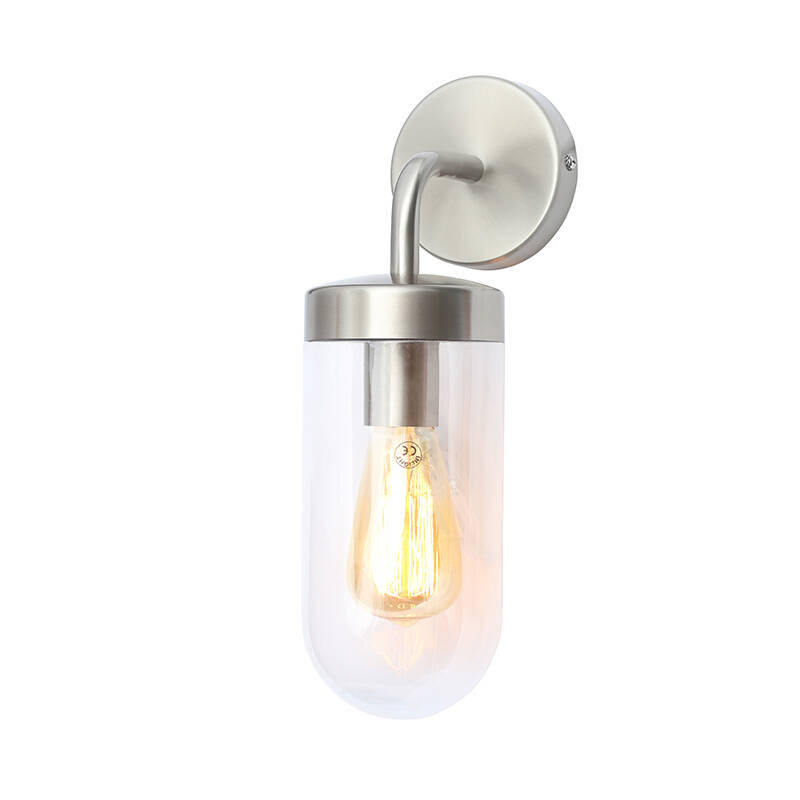 Image of Forum Kew Curved Arm Outdoor Wall Light