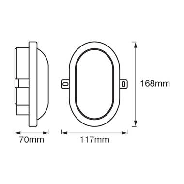 Image of Ledvance 6W LED Bulkhead