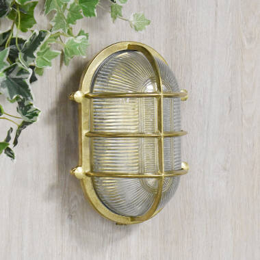 Westport Coastal Bow Outdoor Flush Wall Light