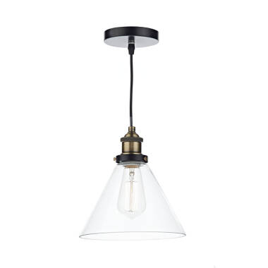 Dar Ray Glass Ceiling Pendant Light