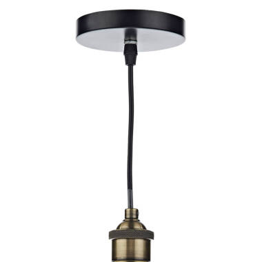 Image of Dar Ray Glass Ceiling Pendant Light