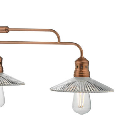 Image of Dar Adeline 3 Light Bar Ceiling Pendant