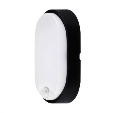 Luceco Eco 10W LED Oval Flush Light with PIR Sensor