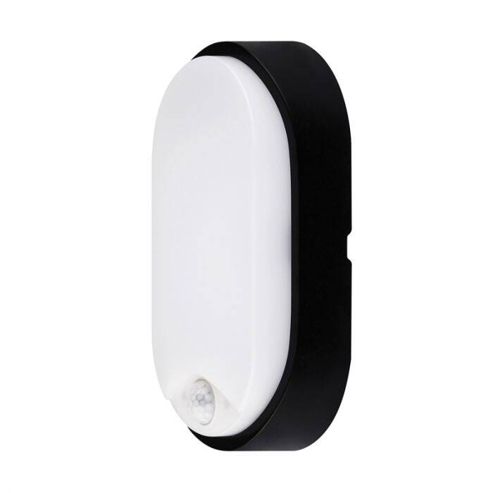 Image of Luceco Eco 10W LED Oval Flush Light with PIR Sensor