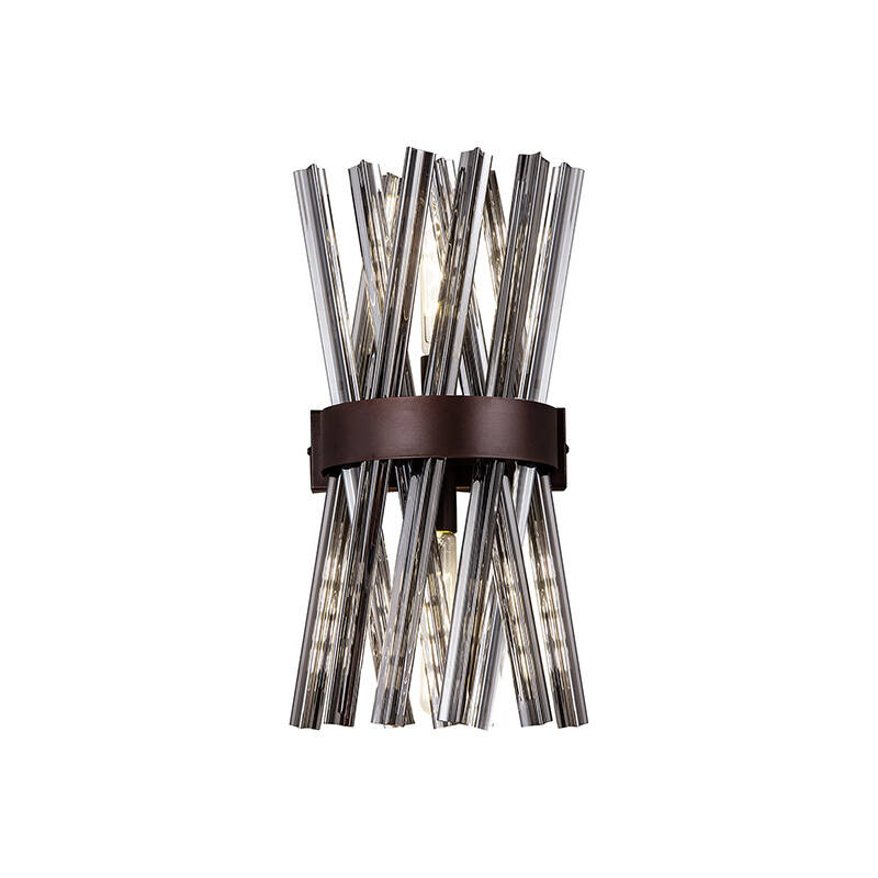 Image of Woxsall Glass Flush Wall Light