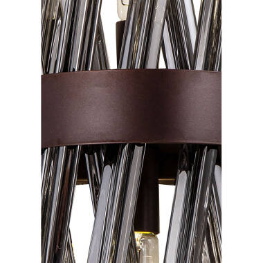 Image of Woxsall Glass Flush Wall Light