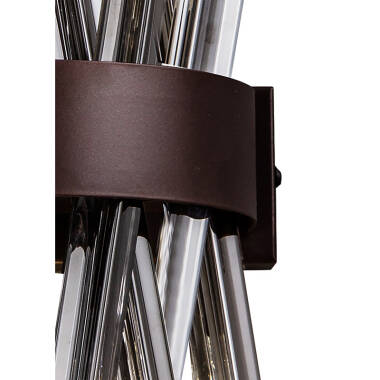 Image of Woxsall Glass Flush Wall Light