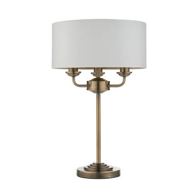 Image of Endon Highclere 3 Light Table Lamp
