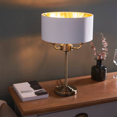 Image of Endon Highclere 3 Light Table Lamp