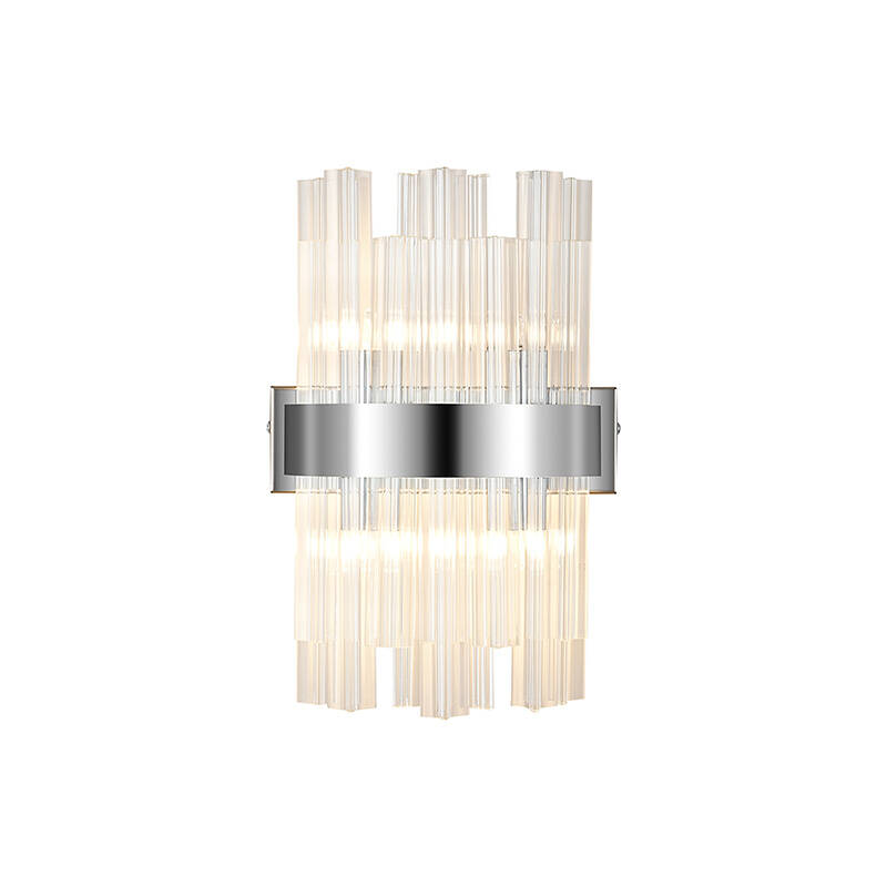 Image of Detroit Glass Flush Wall Light
