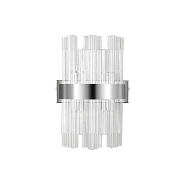 Image of Detroit Glass Flush Wall Light
