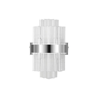 Image of Detroit Glass Flush Wall Light