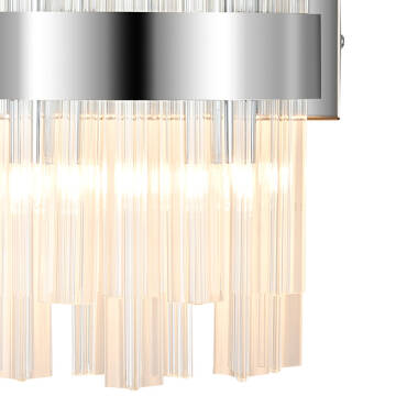Image of Detroit Glass Flush Wall Light