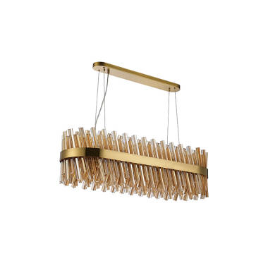 Image of Detroit Glass Bar Ceiling Pendant Light