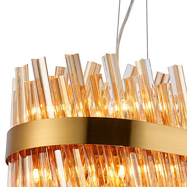 Image of Detroit Glass Bar Ceiling Pendant Light