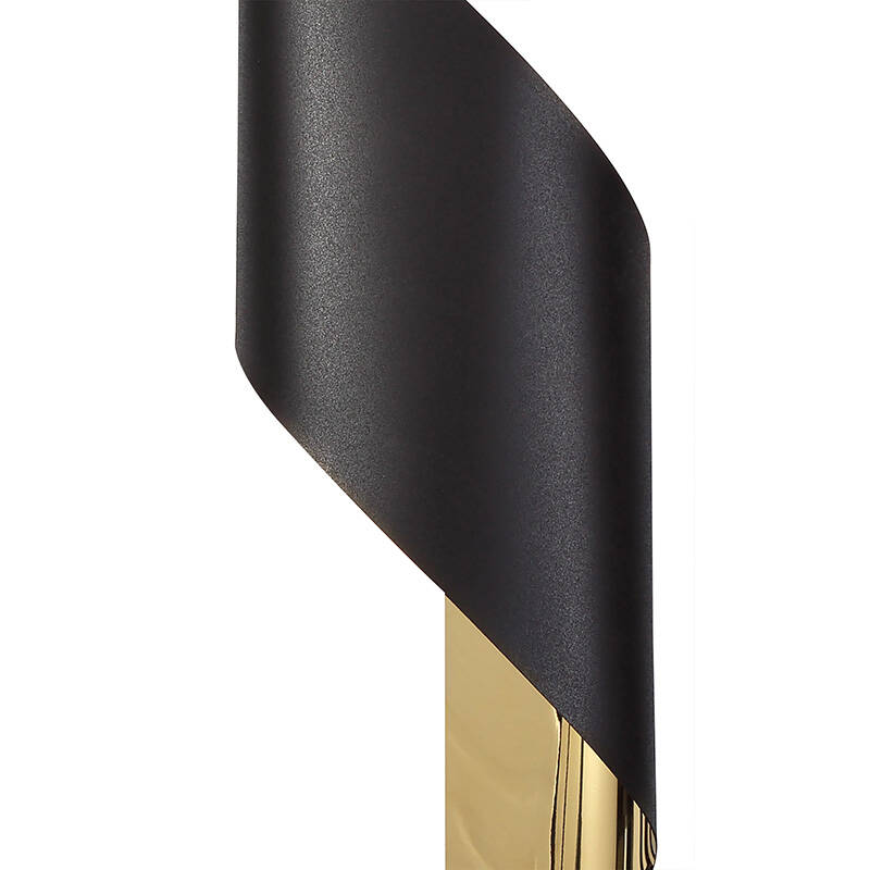 Image of Coil Large LED Flush Wall Light