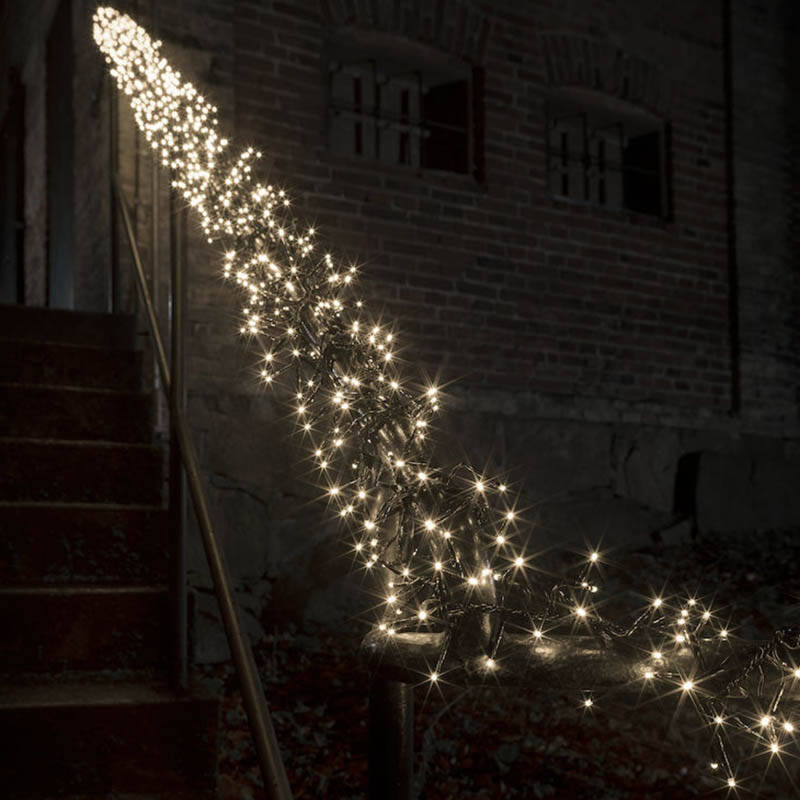 Image of Konstsmide 11.3M LED Multi-Function Cluster String Lights - 1536 Lights