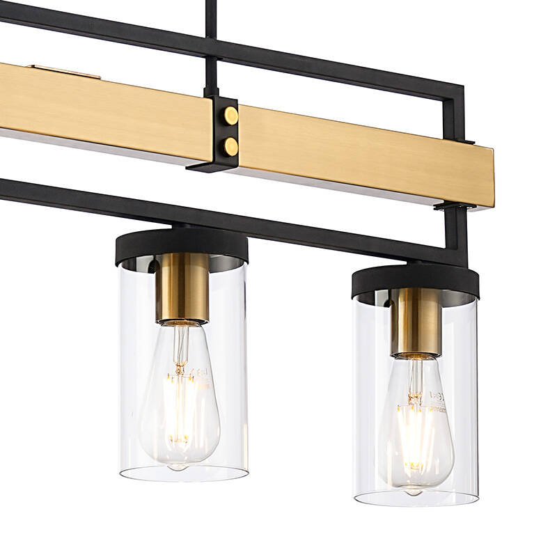 Image of Miami 4 Light Bar Ceiling Pendant
