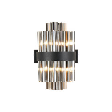 Image of Detroit Glass Flush Wall Light