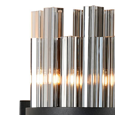 Image of Detroit Glass Flush Wall Light