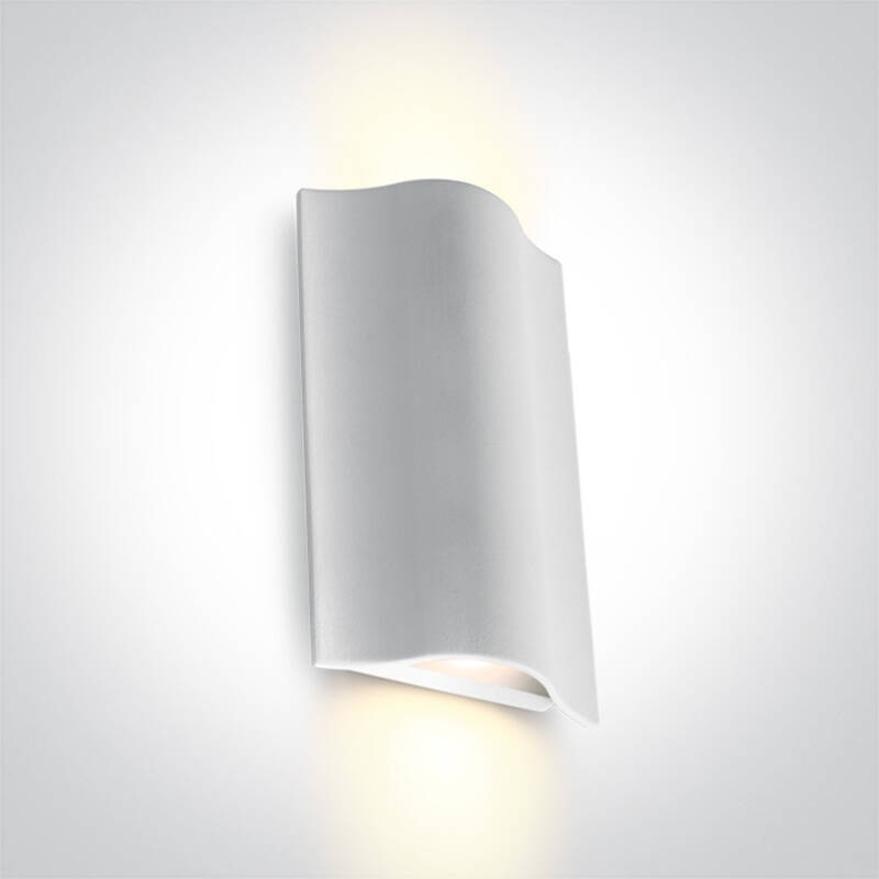 Image of Wave LED Outdoor Up & Down Wall Light
