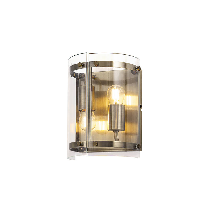 Image of Bobbin 2 Arm Flush Wall Light