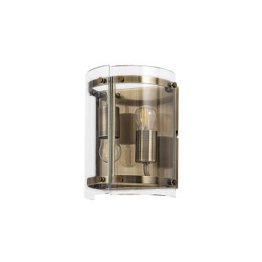 Image of Bobbin 2 Arm Flush Wall Light