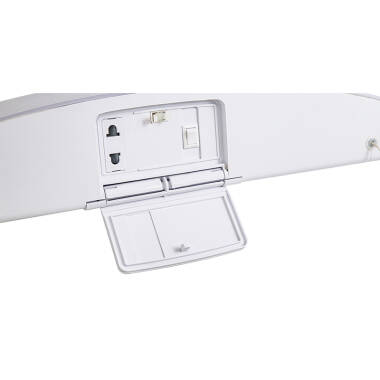 Image of Jeamville LED Bathroom Over Mirror Light with Shaver Socket