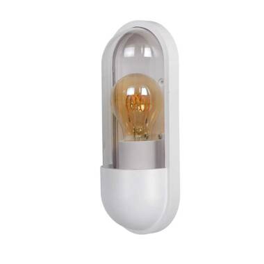 Image of Lucide Capsule Half Lantern Outdoor Wall Light