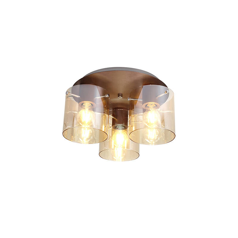 Image of Jene 3 Light Flush Ceiling Light