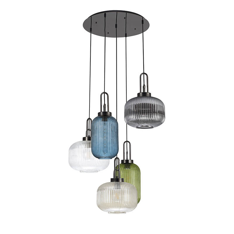 Image of Albany 5 Light Cascade Ceiling Pendant Light