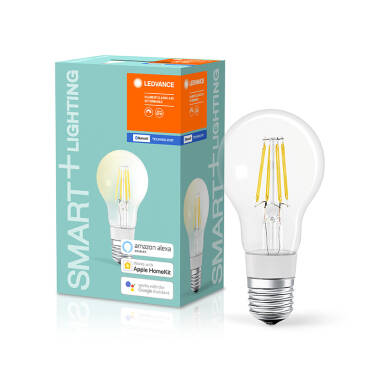 Image of Ledvance Smart+ 6W LED Dimmable Decorative Filament Bluetooth GLS Bulb - Screw Cap