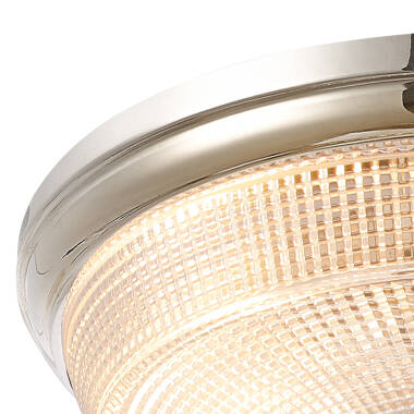 Image of Arabella Glass Flush Ceiling Light