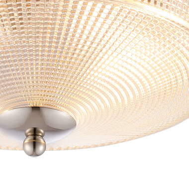 Image of Arabella Glass Flush Ceiling Light