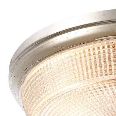 Image of Arabella Glass Flush Ceiling Light