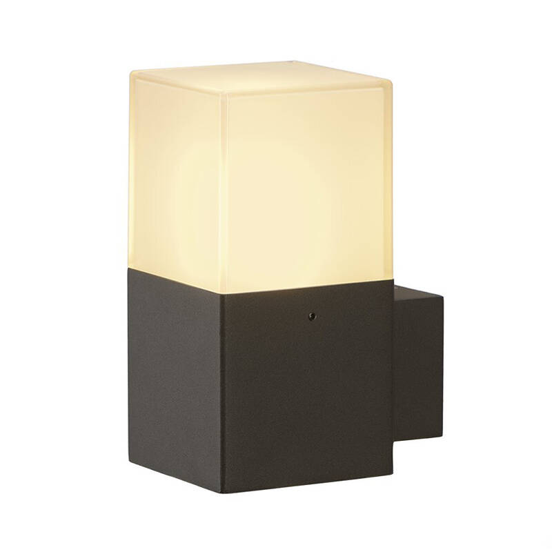 Image of SLV Grafit Square Outdoor Wall Light