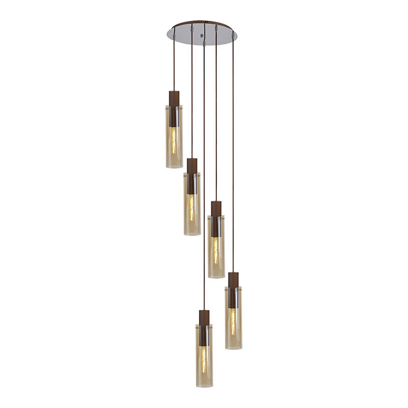 Image of Austin Glass Cascade Ceiling Pendant
