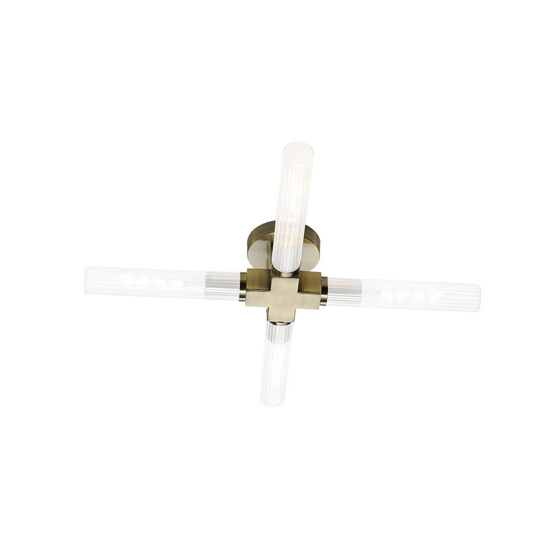Image of Boston 4 Arm Flush Ceiling Light