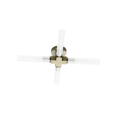 Image of Boston 4 Arm Flush Ceiling Light