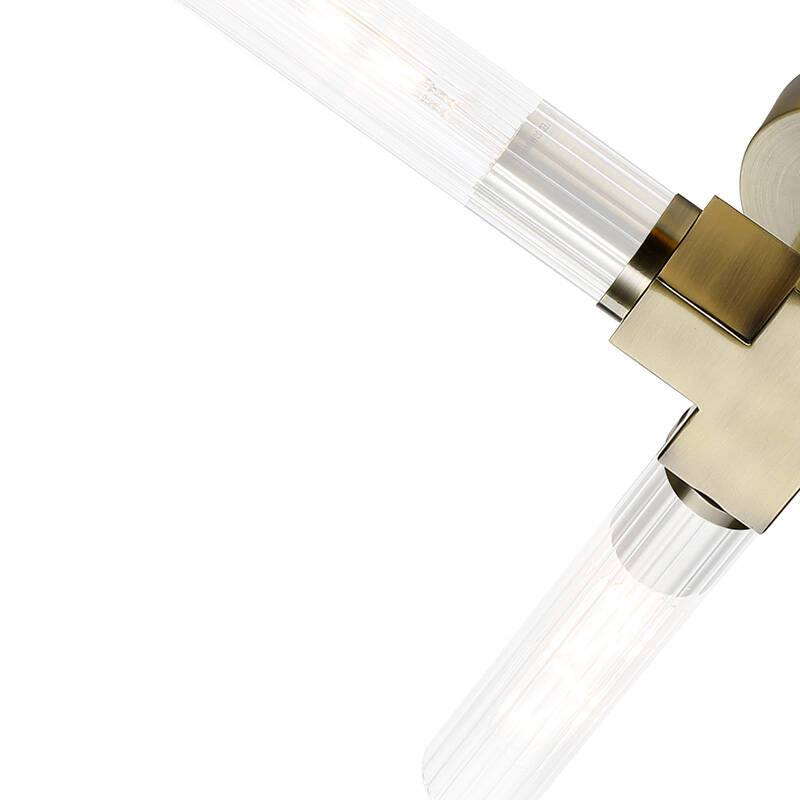 Image of Boston 4 Arm Flush Ceiling Light