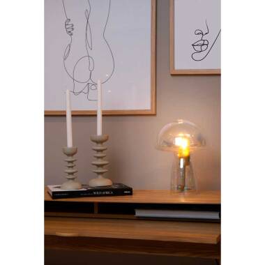 Image of Lucide Fungo Glass Table Lamp
