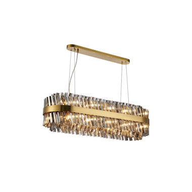 Image of Detroit Glass Bar Ceiling Pendant Light