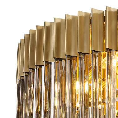 Image of Festival Glass Flush Ceiling Light