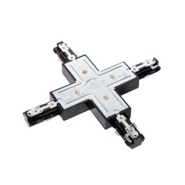 Image of Lucide 1 Circuit Track X Shaped Connector
